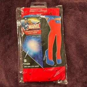 Osfm new in package women marvel captain marvel thigh highs